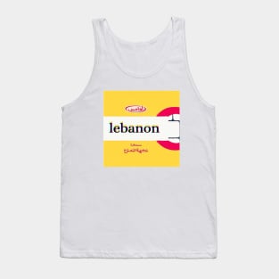 Lebanon gum Tank Top